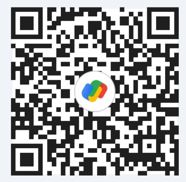 Google Pay QR code for donations